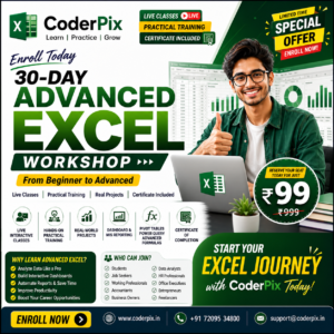 30-Day Advanced Excel Workshop (Beginner to Advanced)